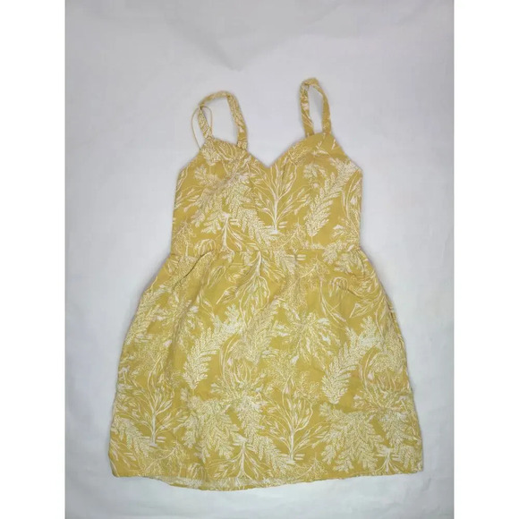 Nwt Tahari Garden Floral Fit Flare Linen Dress sz 12 - Picture 11 of 12